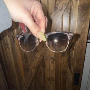 Ray-Ban Clear and Black Sunglasses